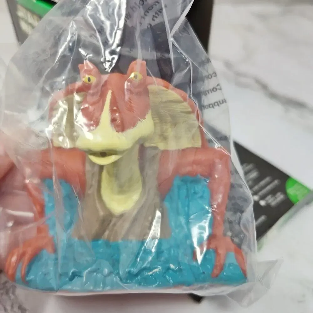 🌟 Vintage Star Wars Episode 1 Jar Jar Binks Squirter Toy - Naboo KFC Taco Bell